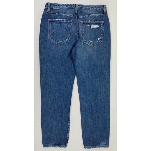 Flying Monkey Black Label Straight Leg Distressed Blue Jeans Size 27x26 NEW B59 - Picture 3 of 9